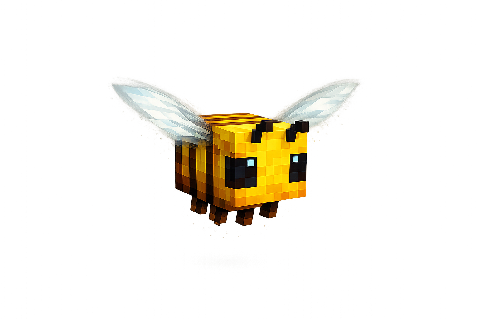 Schwebende Minecraft-Biene
